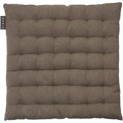 Linum Pepper Seat Cushion 40x40 Cm, Bear Brown