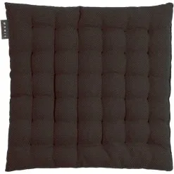 Linum Pepper Seat Cushion 40x40 Cm, Black Melange