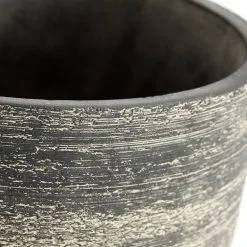 Muubs Kanji Pot Cement Black-grey, Ø23 Cm 5 Muubs Kanji Pot Cement Black-grey, Ø23 Cm -Cheap Sagaform Store muubs kanji pot cement black grey 1