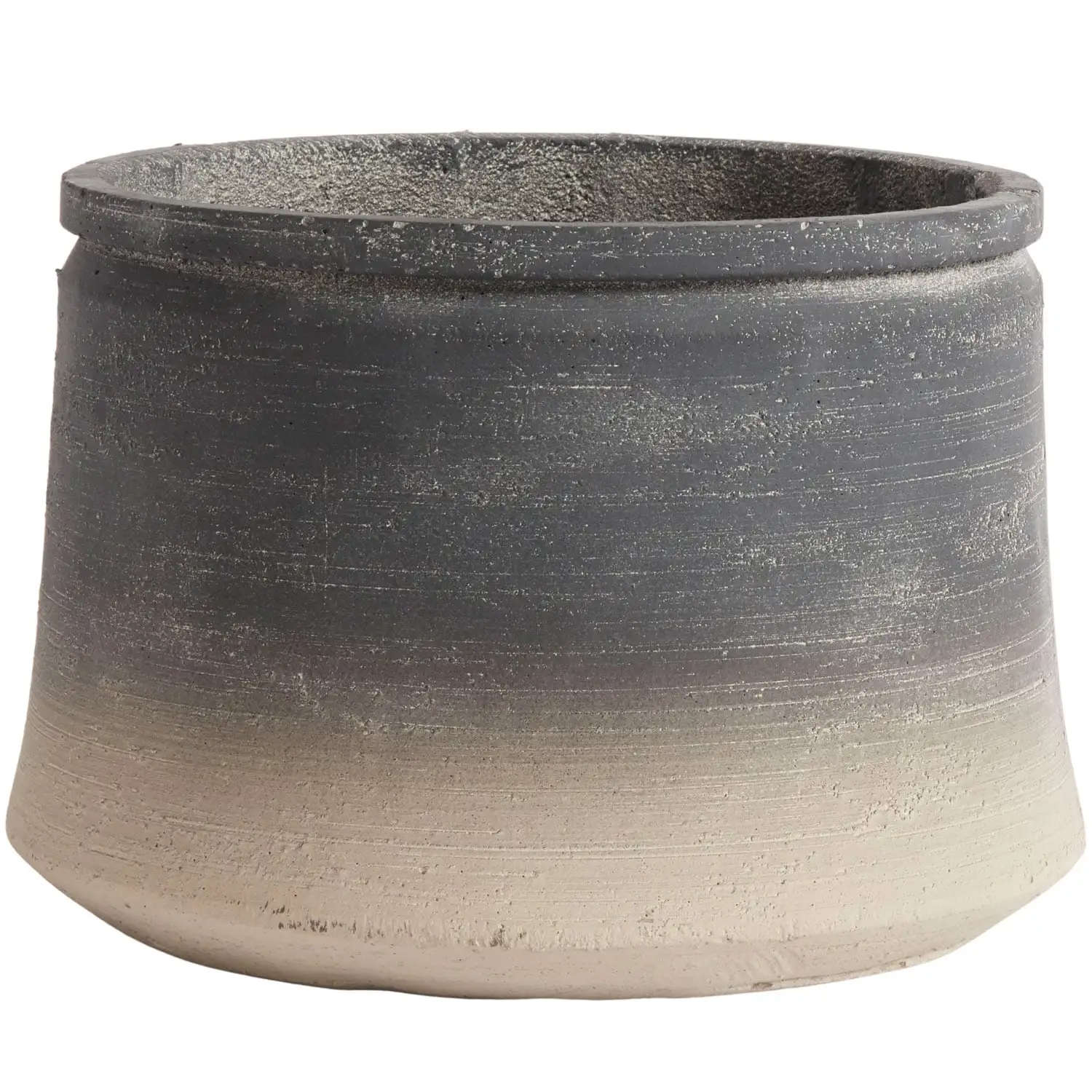 Muubs Kanji Decorative Pot Low Grey, 27 Cm 1 Muubs Kanji Decorative Pot Low Grey, 27 Cm