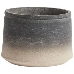 Muubs Kanji Pot Low Grey, 21 Cm