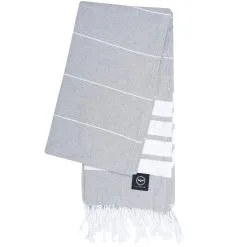 Recycled By Wille Alma Hamam Bath Sheet 80x180 Cm, Light Grey