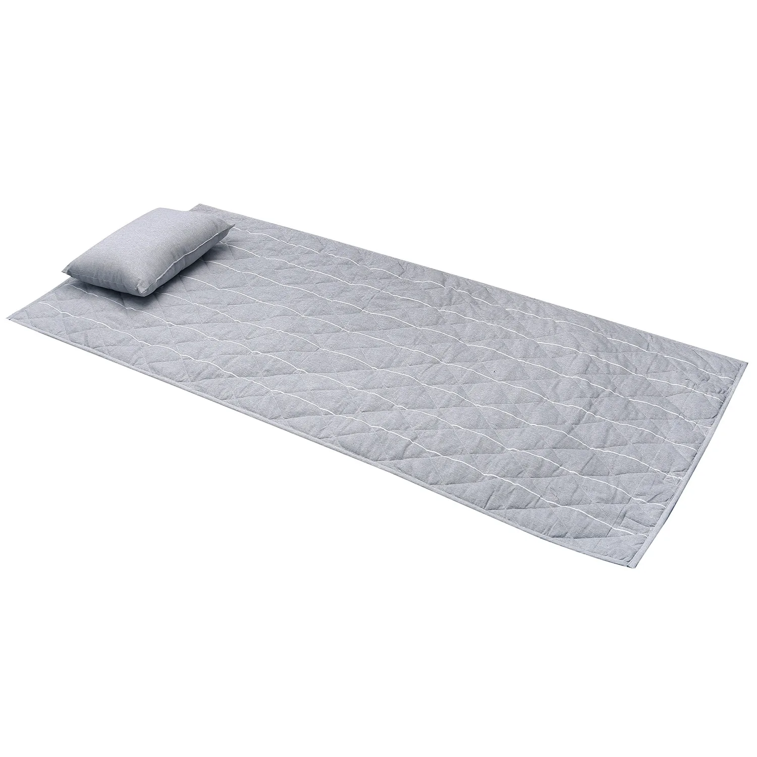 Recycled By Wille Alma Beach Mattress With Pillow 70x170 Cm, Grey 1 Recycled By Wille Alma Beach Mattress With Pillow 70x170 Cm, Grey