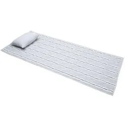 Recycled By Wille Svea Beach Mattress With Pillow 70x170 Cm, Grey