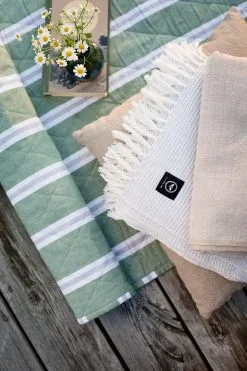 Recycled By Wille Svea Beach Mattress 70x170 Cm, Green -Cheap Sagaform Store recycled by wille beachmadrass svea 70x170 cm gron vit 5