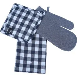 Recycled By Wille Sture Barbecue Set, Marine / White