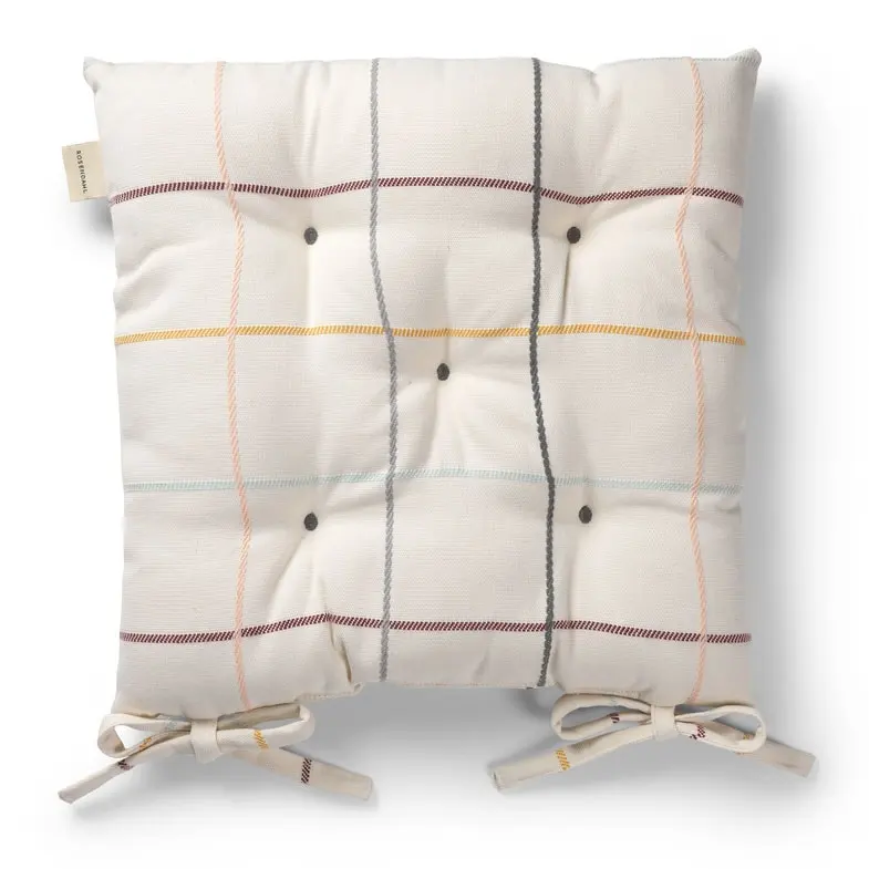 Rosendahl Copenhagen Outdoor Check Seat Pad 40x40x4 Cm, Multi 1 Rosendahl Copenhagen Outdoor Check Seat Pad 40x40x4 Cm, Multi