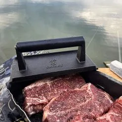 Satake Outdoor Meat Press, Cast Iron -Cheap Sagaform Store satake outdoor meat press cast iron 7