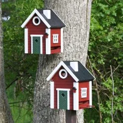 Wildlife Garden Multiholk Red Cottage -Cheap Sagaform Store wildlife garden multiholk birdhouse bird feeder 20