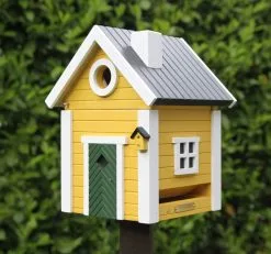 Wildlife Garden Multiholk Yellow Cottage -Cheap Sagaform Store wildlife garden multiholk birdhouse bird feeder 24