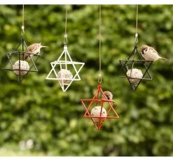 Wildlife Garden Suet Ball Feeder Star, Black -Cheap Sagaform Store wildlife garden suet ball feeder star 6